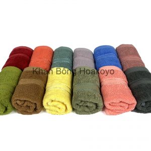 Khăn mặt màu dí sợi cotton - Khăn Bông HOAKOYO - Công Ty TNHH HOAKOYO